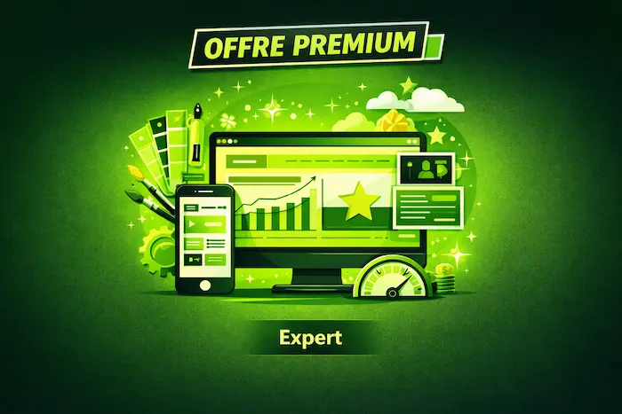 site web puissant stratégique opportunités commerciales. site unique personnalisé refléter identité entreprise valoriser activité design travaillé expérience utilisateur fluide professionnelle engageante aspect visuel optimisation avancée améliorer visibilité Google structure du site performance technique bonnes pratiques SEO attirer trafic qualifié durable. pack complet identité visuelle renforcer image de marque créer univers cohérent et professionnel transformer vos visiteurs en clients et levier de développement pour entreprise accompagnement projet garantir fonctionnement dans le temps